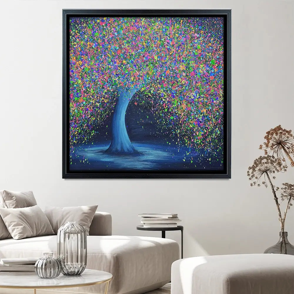 Cherished Love Square Canvas Print Cherished Love Square Canvas Print wall art product Jo Gough