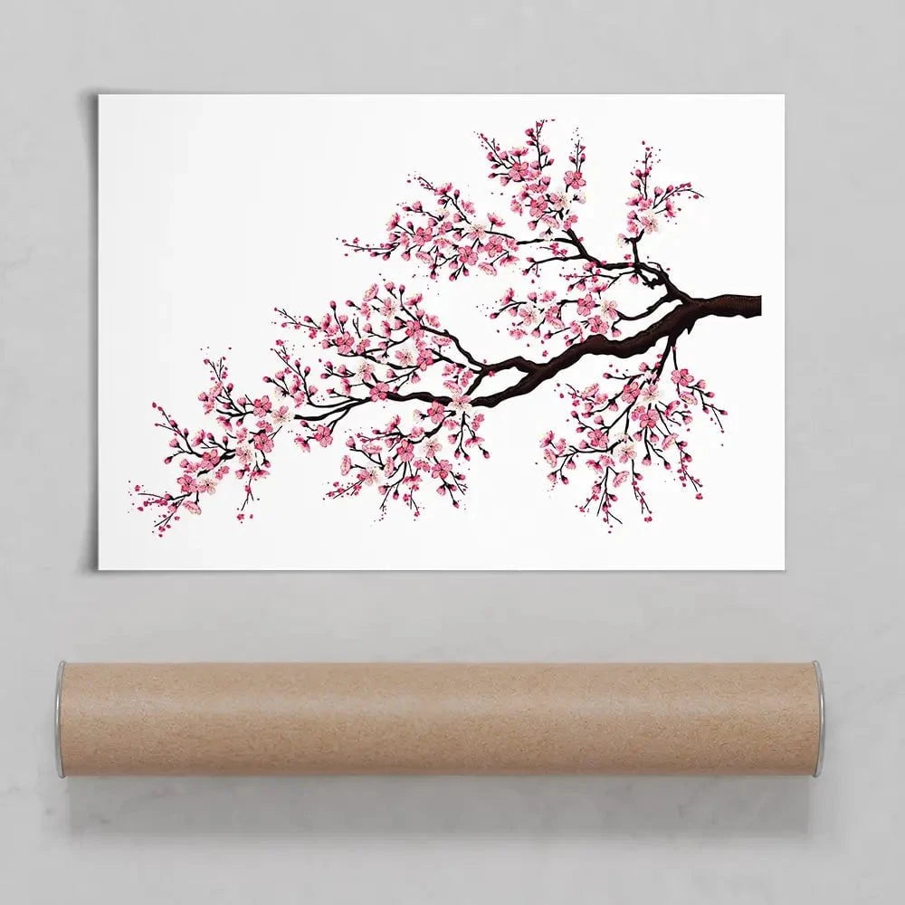 Cherry Blossom Branch Art Print Cherry Blossom Branch Art Print wall art product fresher / Shutterstock