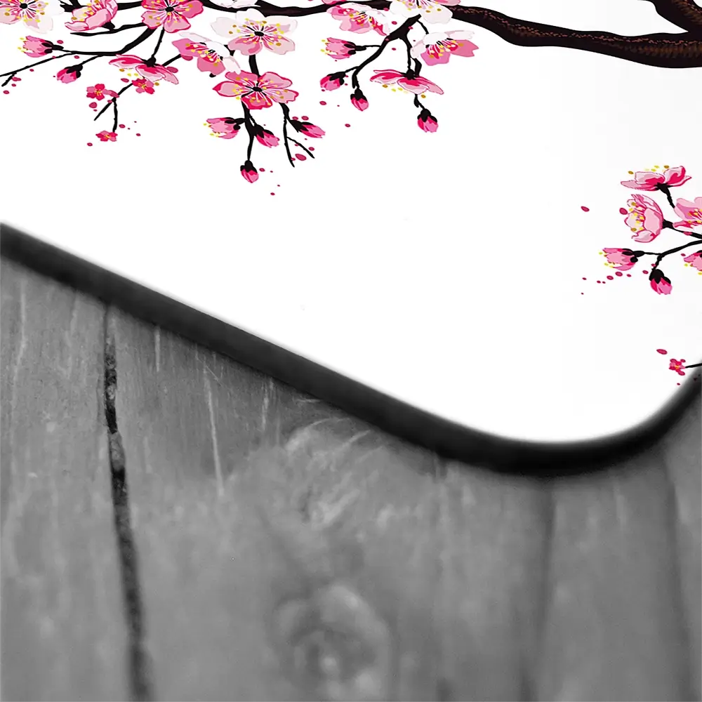 Cherry Blossom Branch Coaster Set Cherry Blossom Branch Coaster Set wall art product fresher / Shutterstock