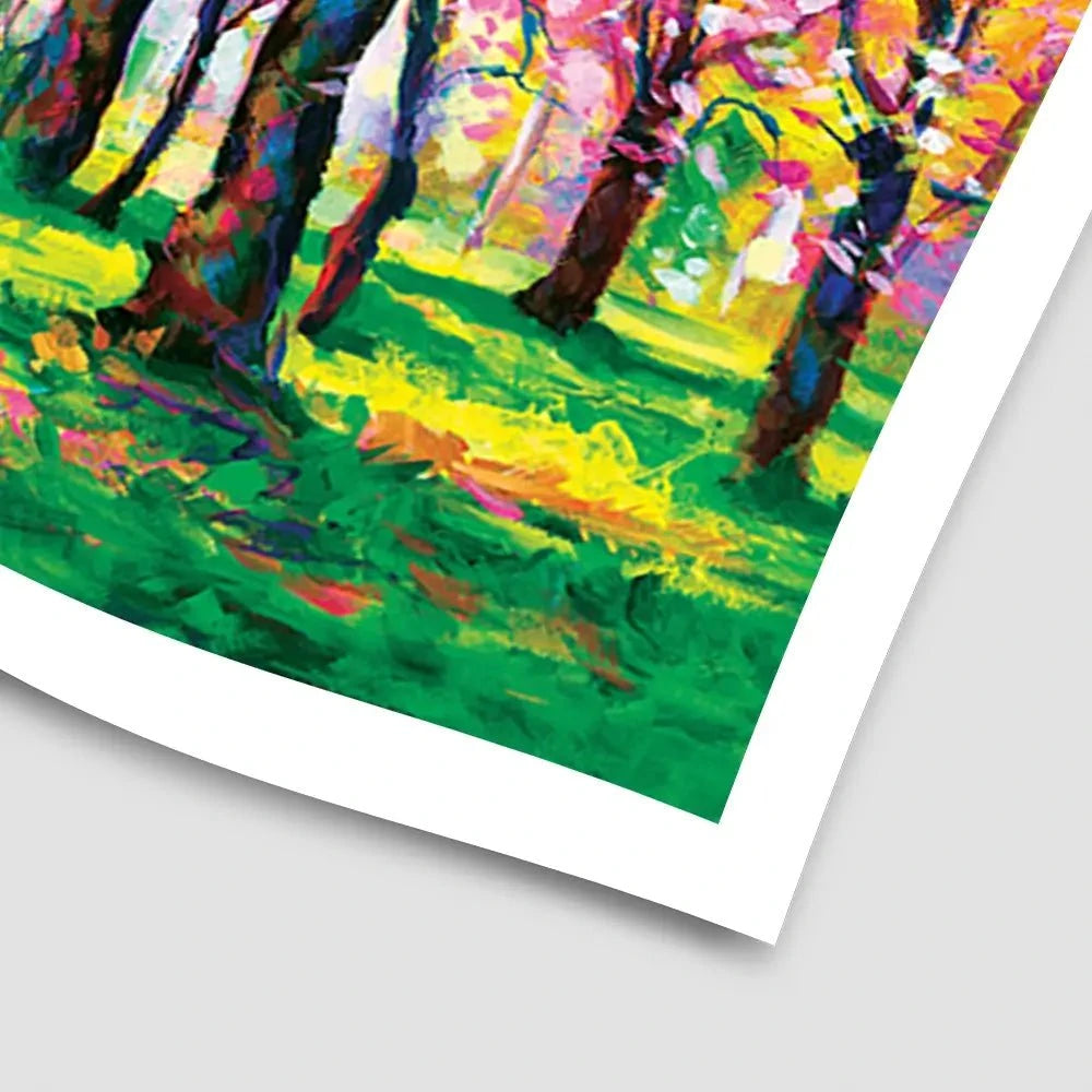 Cherry Blossom Forest Art Print Cherry Blossom Forest Art Print wall art product Leon Devenice