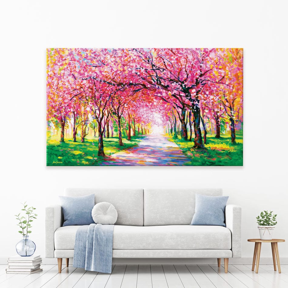 Cherry Blossom Forest Canvas Print Art Print Shop