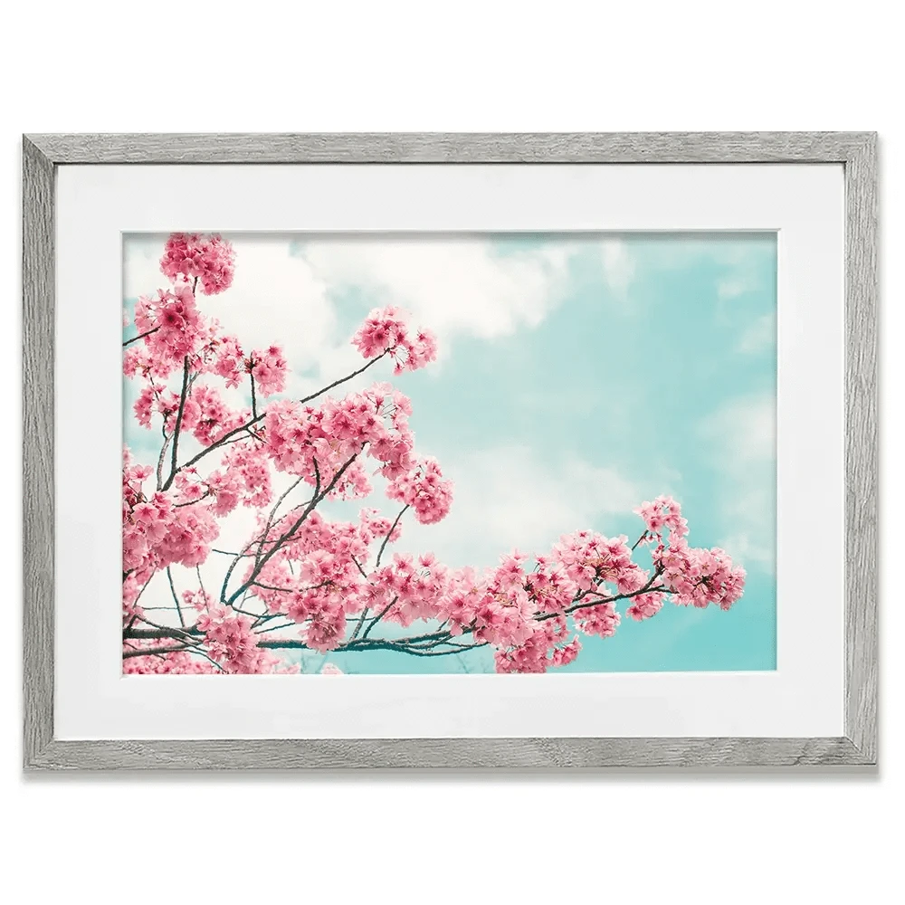 Cherry Blossom Framed Art Print Cherry Blossom Framed Art Print wall art product Makistock / Shutterstock