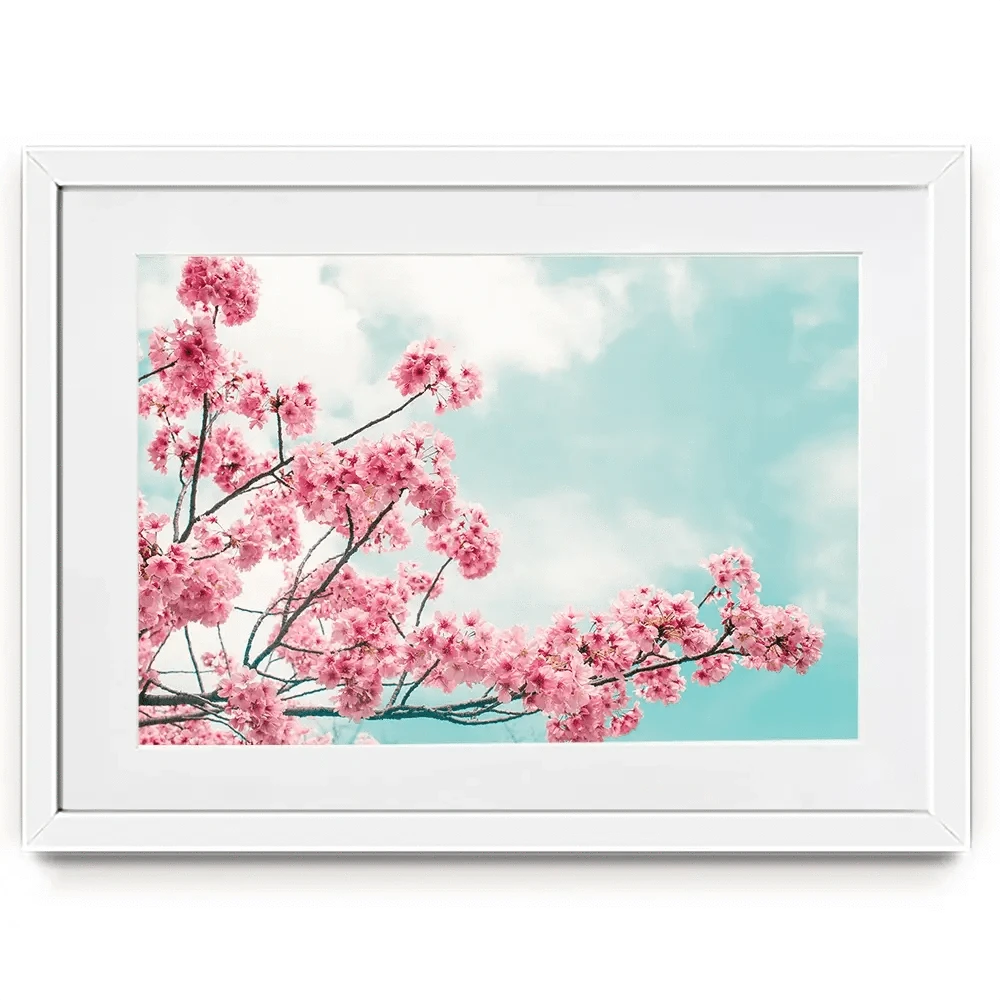 Cherry Blossom Framed Art Print Cherry Blossom Framed Art Print wall art product Makistock / Shutterstock