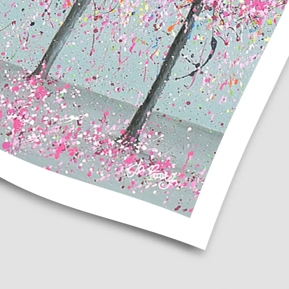 Cherry Blossom Love Art Print Cherry Blossom Love Art Print wall art product Jo Gough