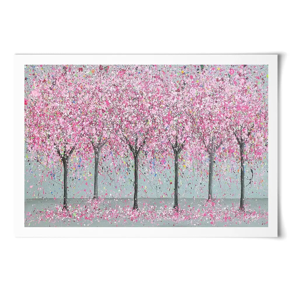 Cherry Blossom Love Art Print Cherry Blossom Love Art Print wall art product Jo Gough