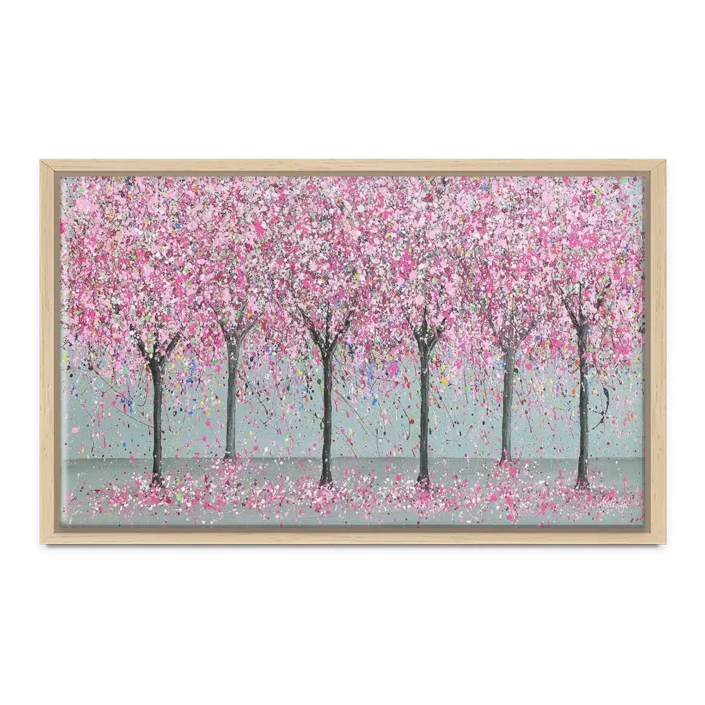 Cherry Blossom Love Canvas Print Cherry Blossom Love Canvas Print wall art product Jo Gough