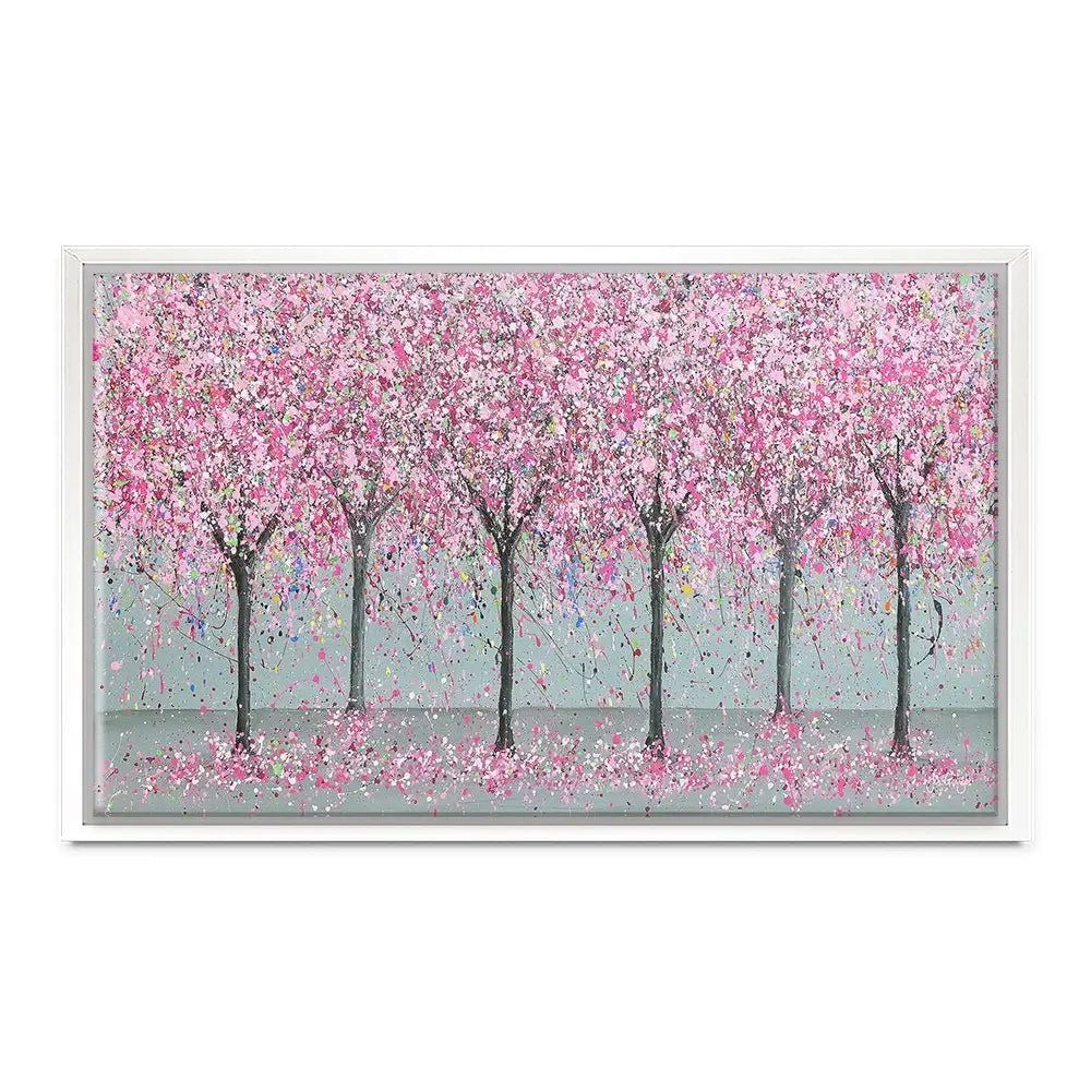 Cherry Blossom Love Canvas Print Cherry Blossom Love Canvas Print wall art product Jo Gough