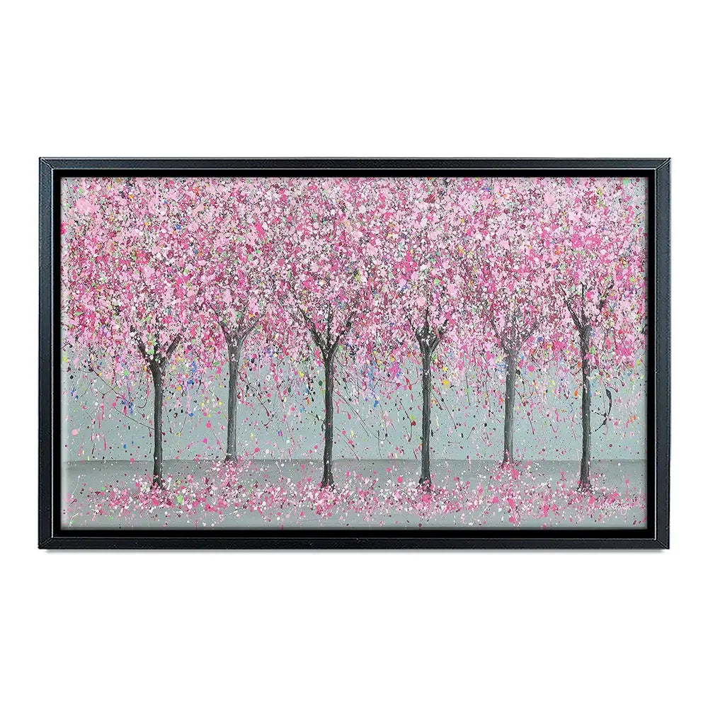 Cherry Blossom Love Canvas Print Cherry Blossom Love Canvas Print wall art product Jo Gough