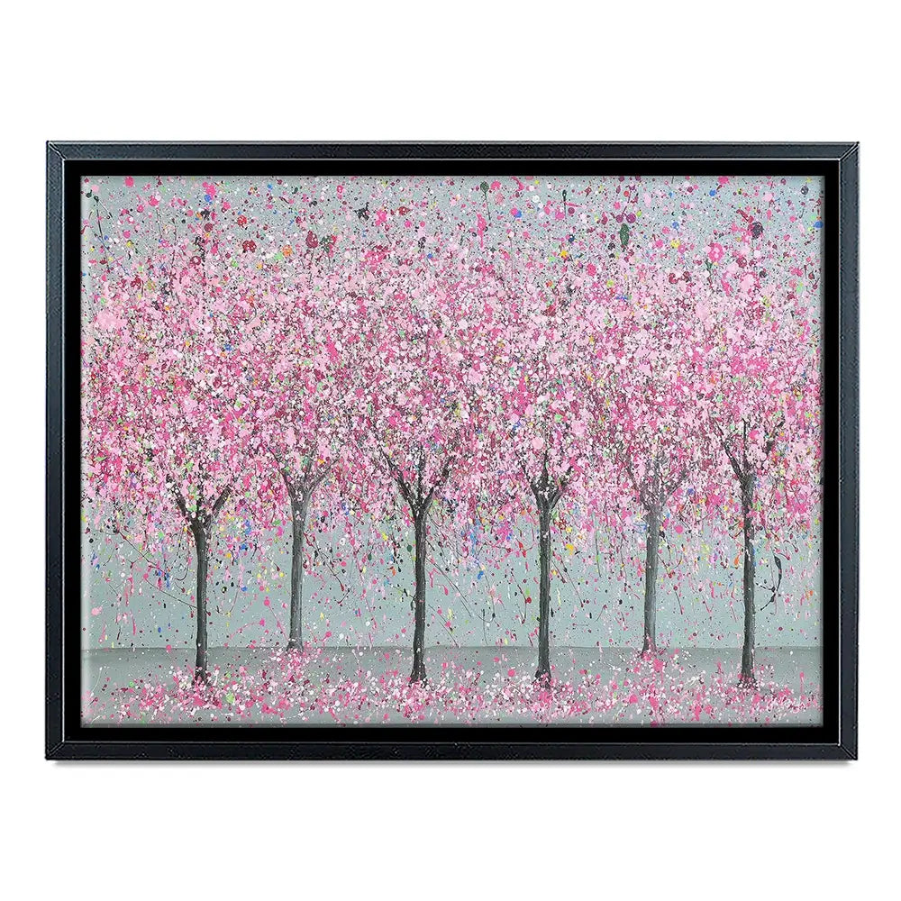 Cherry Blossom Love Canvas Print Cherry Blossom Love Canvas Print wall art product Jo Gough