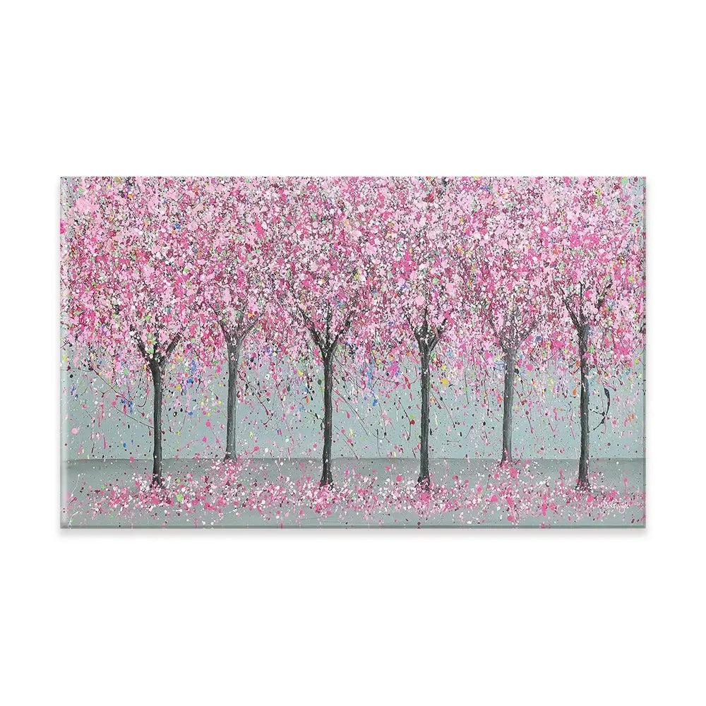 Cherry Blossom Love Canvas Print Cherry Blossom Love Canvas Print wall art product Jo Gough