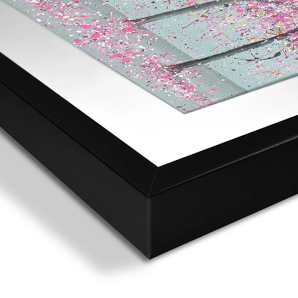 Cherry Blossom Love Framed Art Print Cherry Blossom Love Framed Art Print wall art product Jo Gough