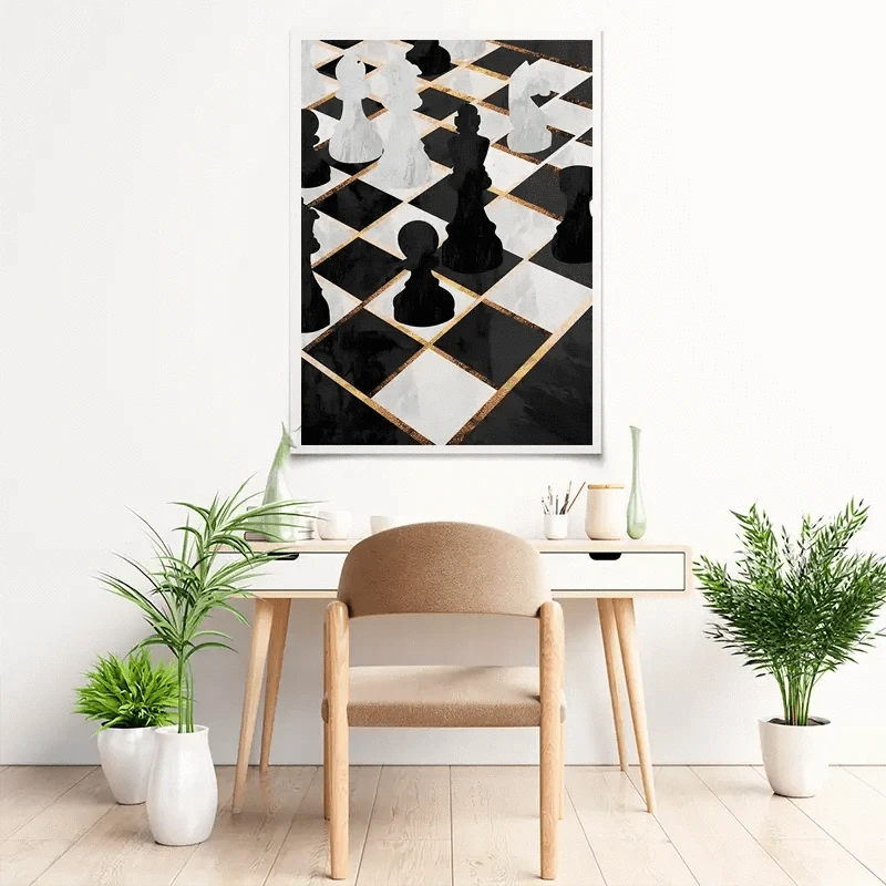 Chess Art Print Chess Art Print wall art product Sarah Manovski