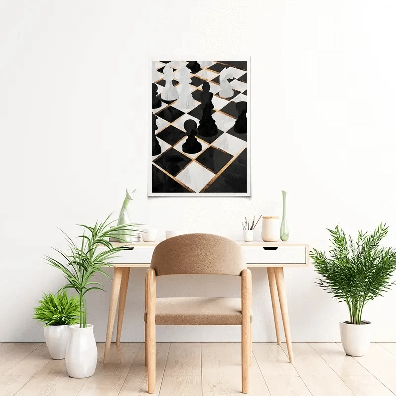 Chess Art Print Chess Art Print wall art product Sarah Manovski
