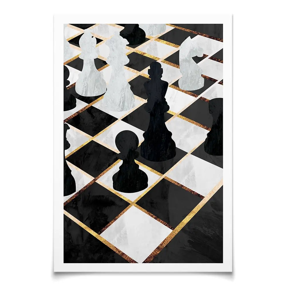 Chess Art Print Chess Art Print wall art product Sarah Manovski