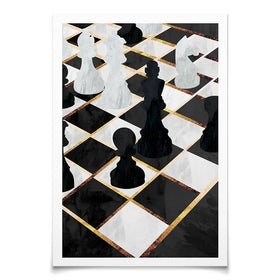 Chess Art Print Chess Art Print wall art product Sarah Manovski