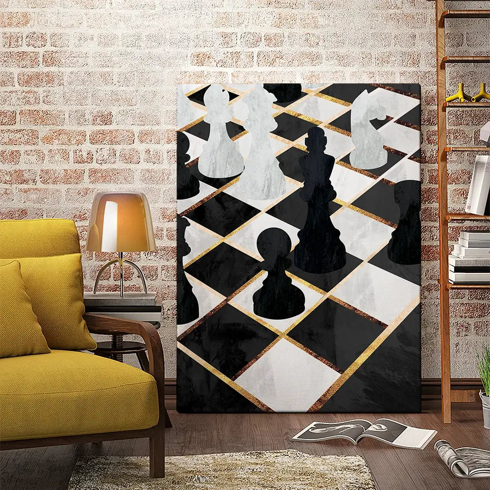 Chess Canvas Print Chess Canvas Print wall art product Sarah Manovski