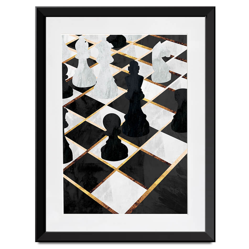 Chess Framed Art Print Chess Framed Art Print wall art product Sarah Manovski