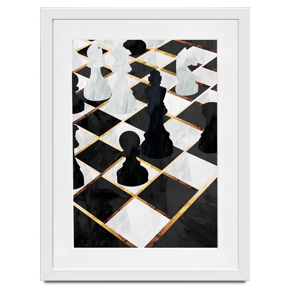 Chess Framed Art Print Chess Framed Art Print wall art product Sarah Manovski