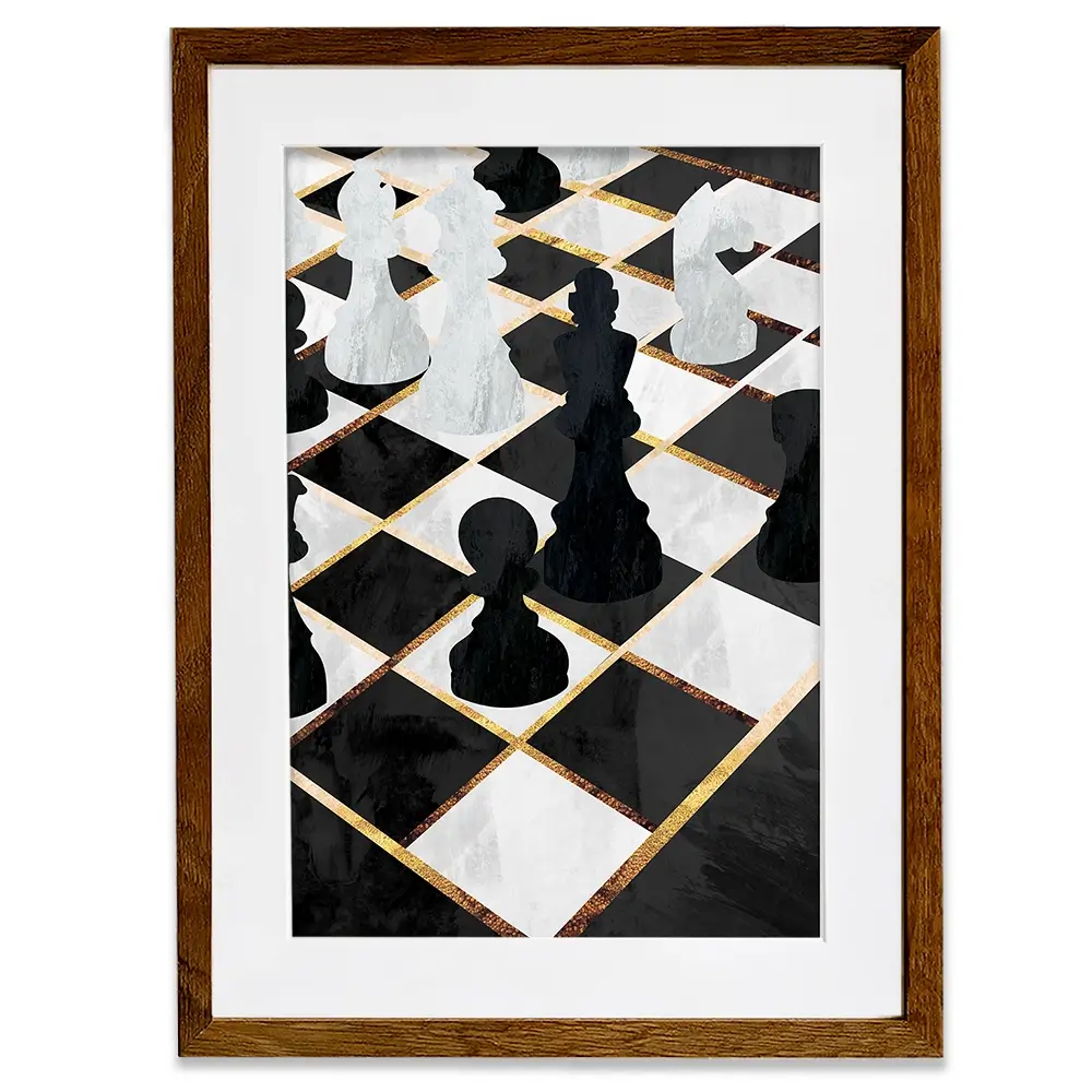 Chess Framed Art Print Chess Framed Art Print wall art product Sarah Manovski