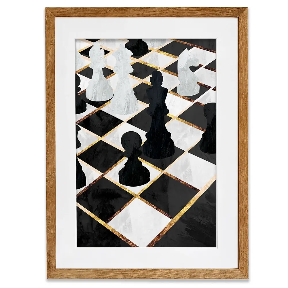 Chess Framed Art Print Chess Framed Art Print wall art product Sarah Manovski