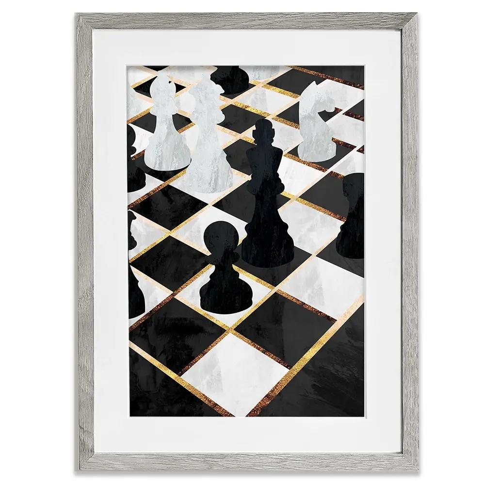 Chess Framed Art Print Chess Framed Art Print wall art product Sarah Manovski