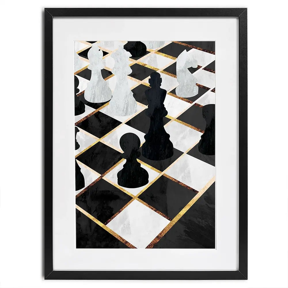 Chess Framed Art Print Chess Framed Art Print wall art product Sarah Manovski