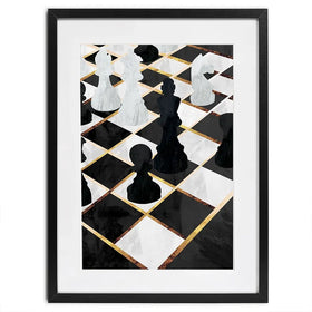 Chess Framed Art Print Chess Framed Art Print wall art product Sarah Manovski
