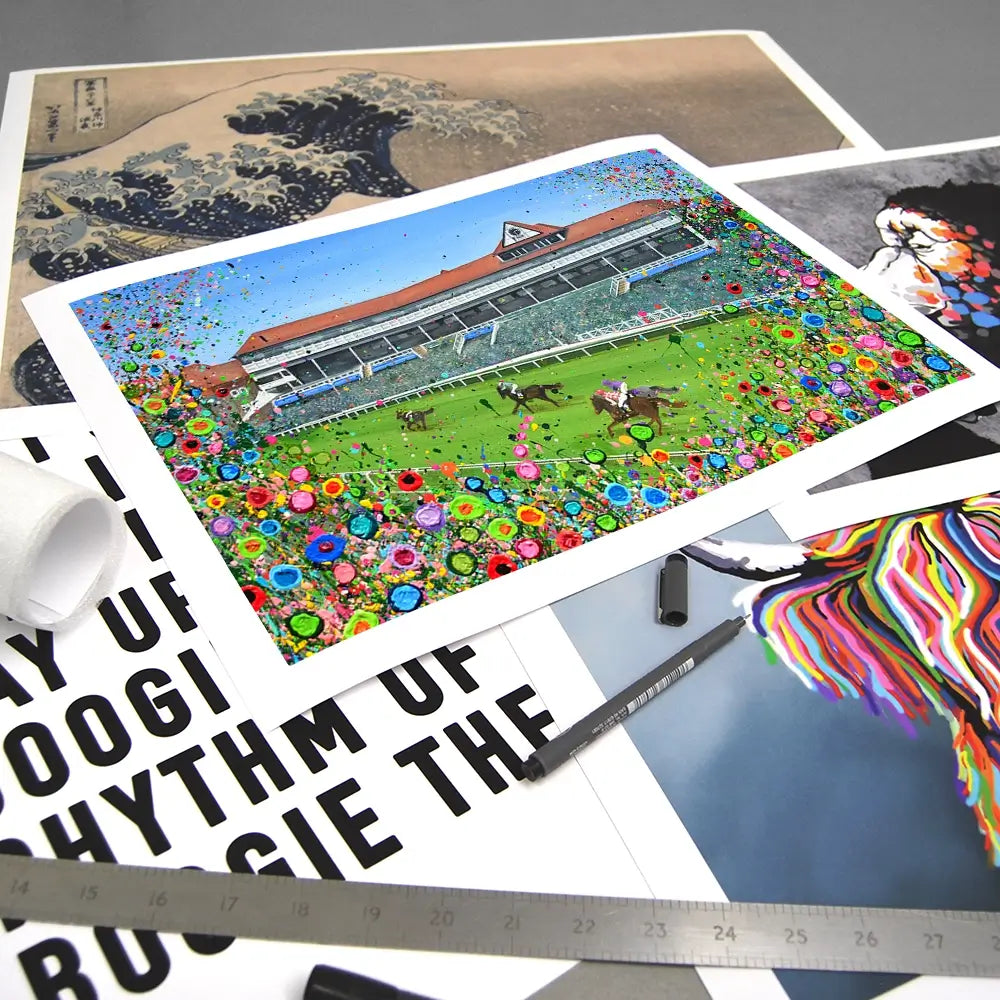 Chester Race Course Art Print Chester Race Course Art Print wall art product Jo Gough