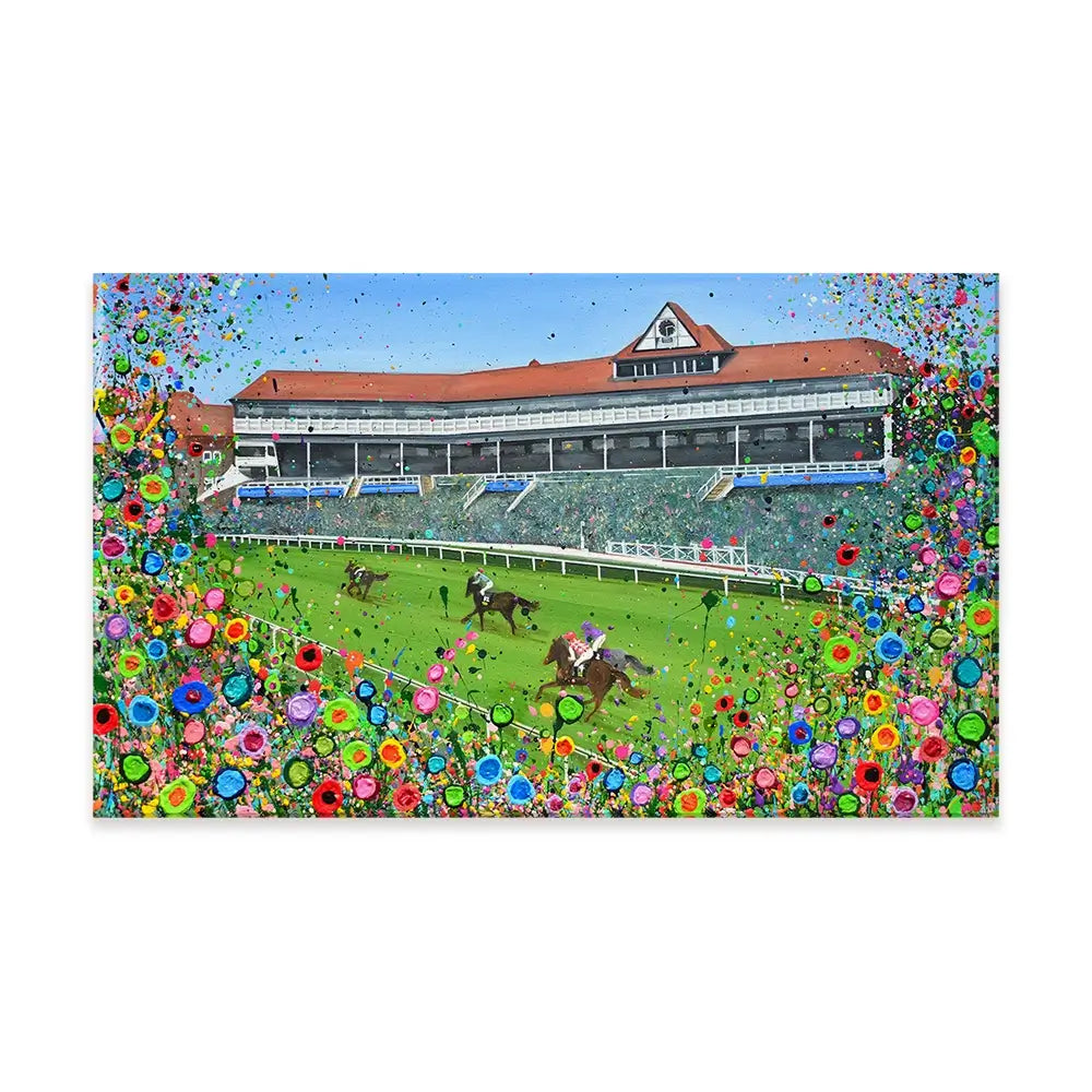 Chester Race Course Canvas Print Chester Race Course Canvas Print wall art product Jo Gough