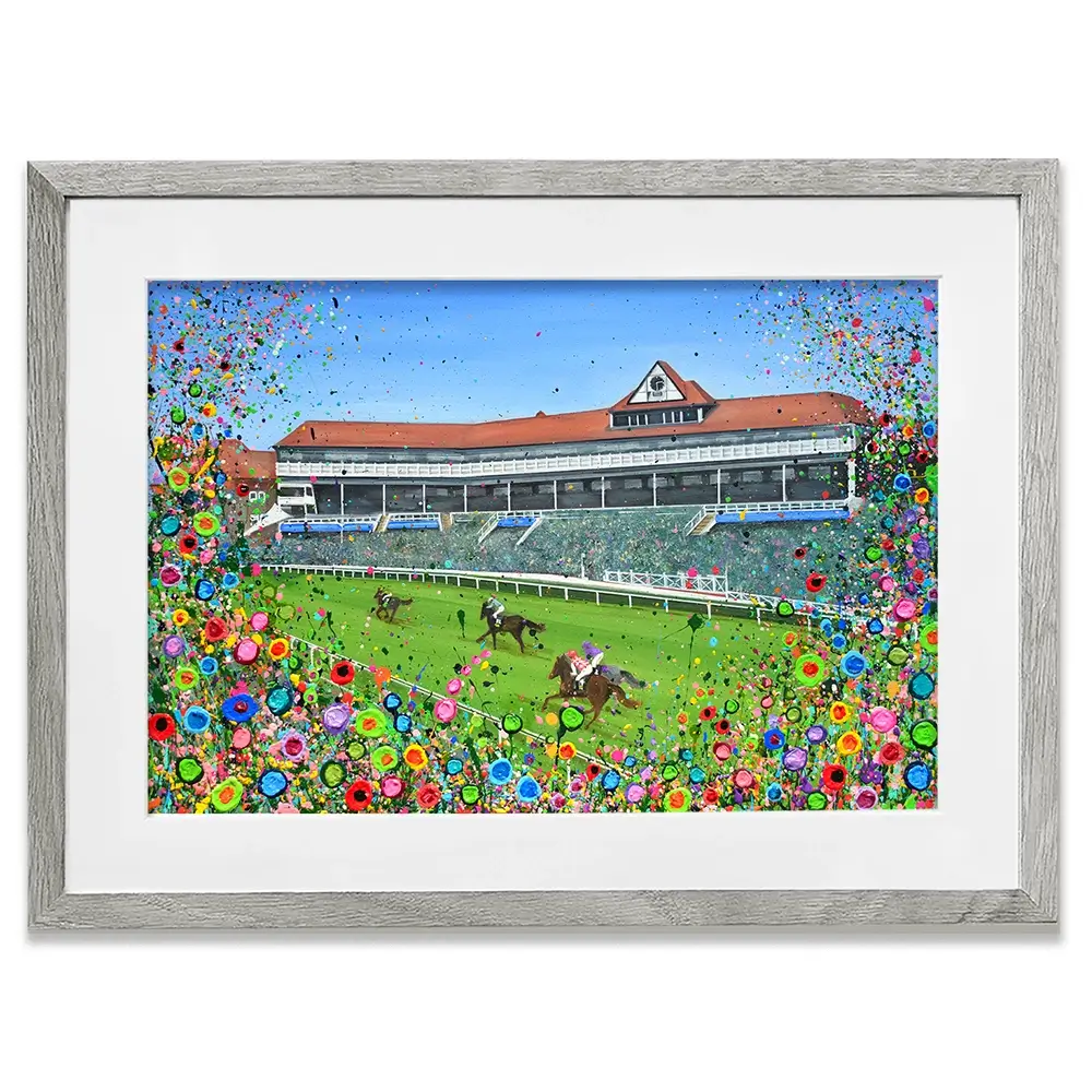 Chester Race Course Framed Art Print Chester Race Course Framed Art Print wall art product Jo Gough