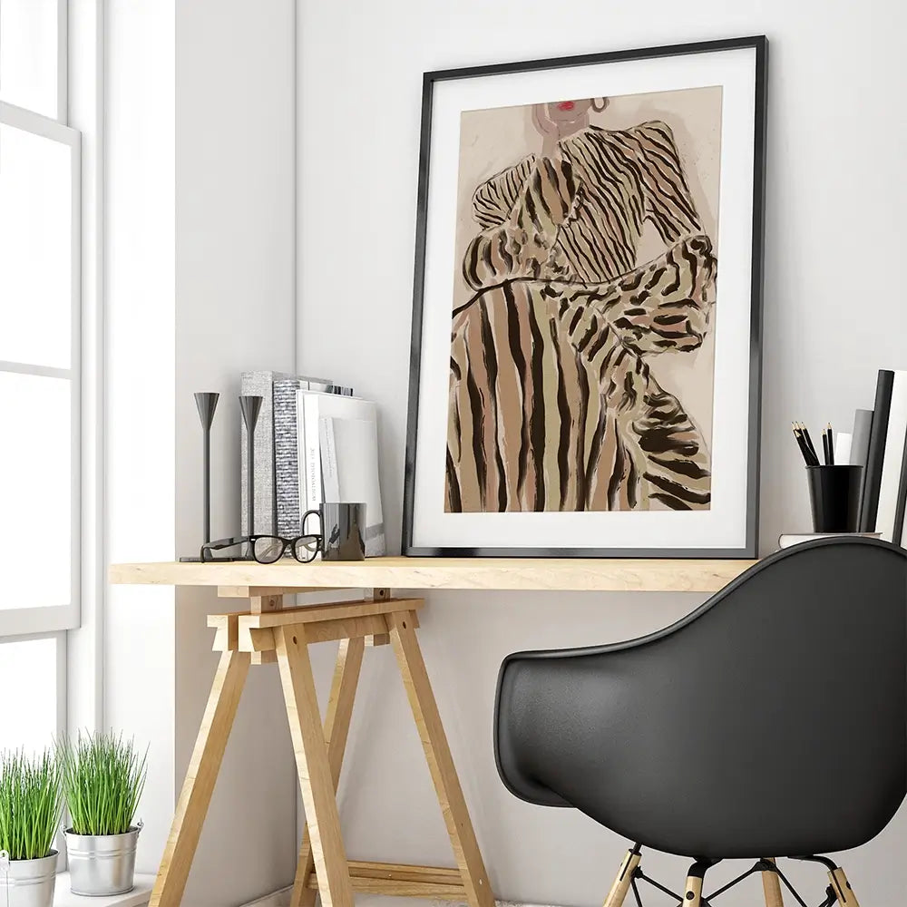 Chic Pause Framed Art Print Chic Pause Framed Art Print wall art product Treechild