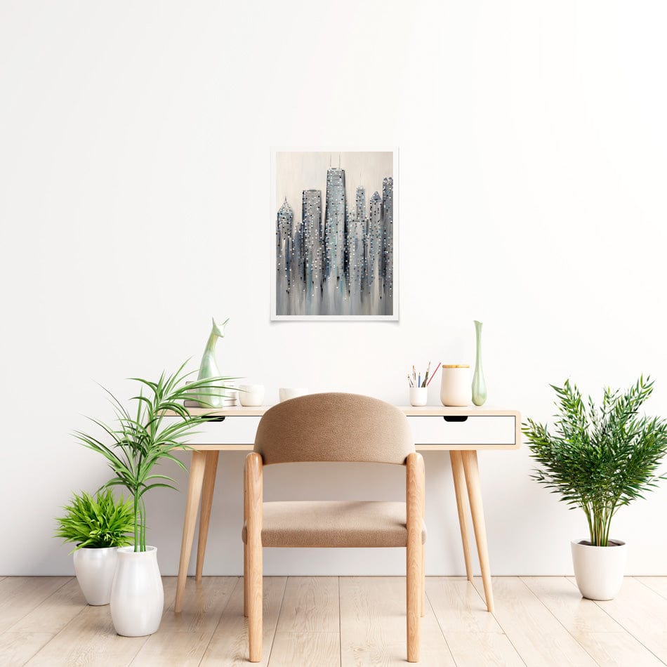 Chicago Art Print wall art product Ekaterina Ermilkina / Independent