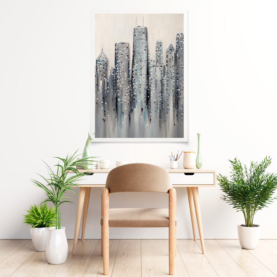 Chicago Art Print wall art product Ekaterina Ermilkina / Independent