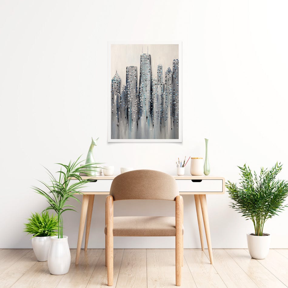 Chicago Art Print wall art product Ekaterina Ermilkina / Independent