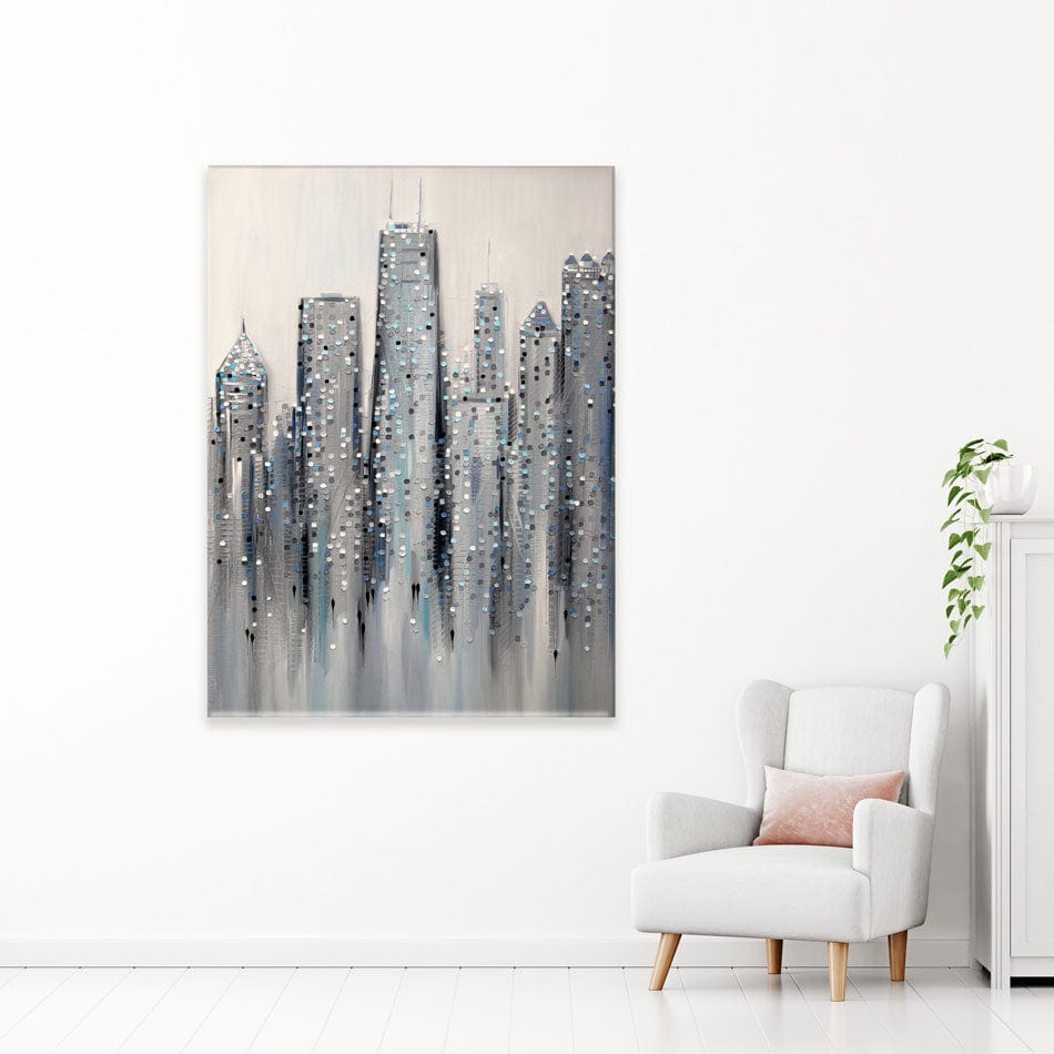 Chicago Canvas Print wall art product Ekaterina Ermilkina / Independent