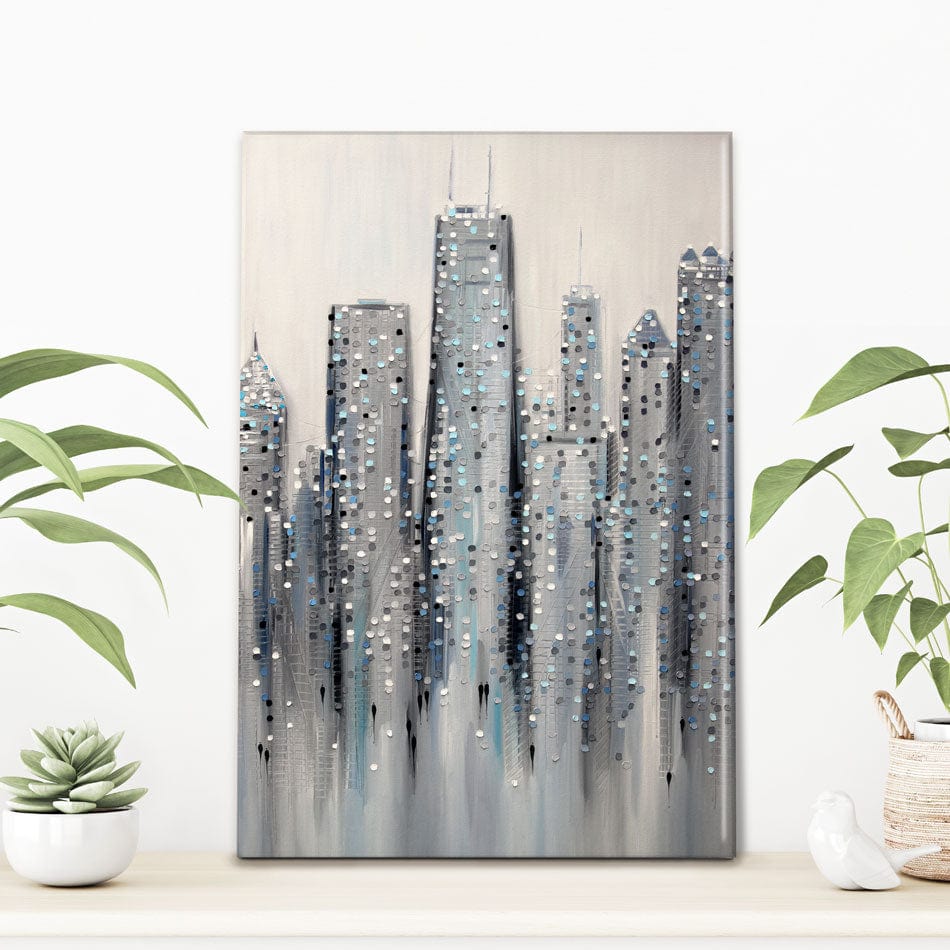 Chicago Canvas Print wall art product Ekaterina Ermilkina / Independent