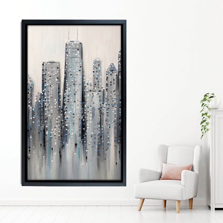 Chicago Canvas Print wall art product Ekaterina Ermilkina / Independent