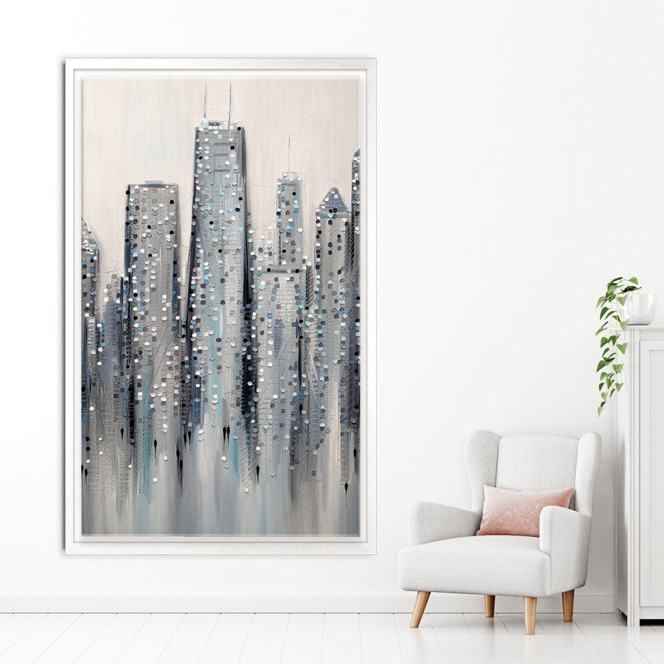 Chicago Canvas Print wall art product Ekaterina Ermilkina / Independent