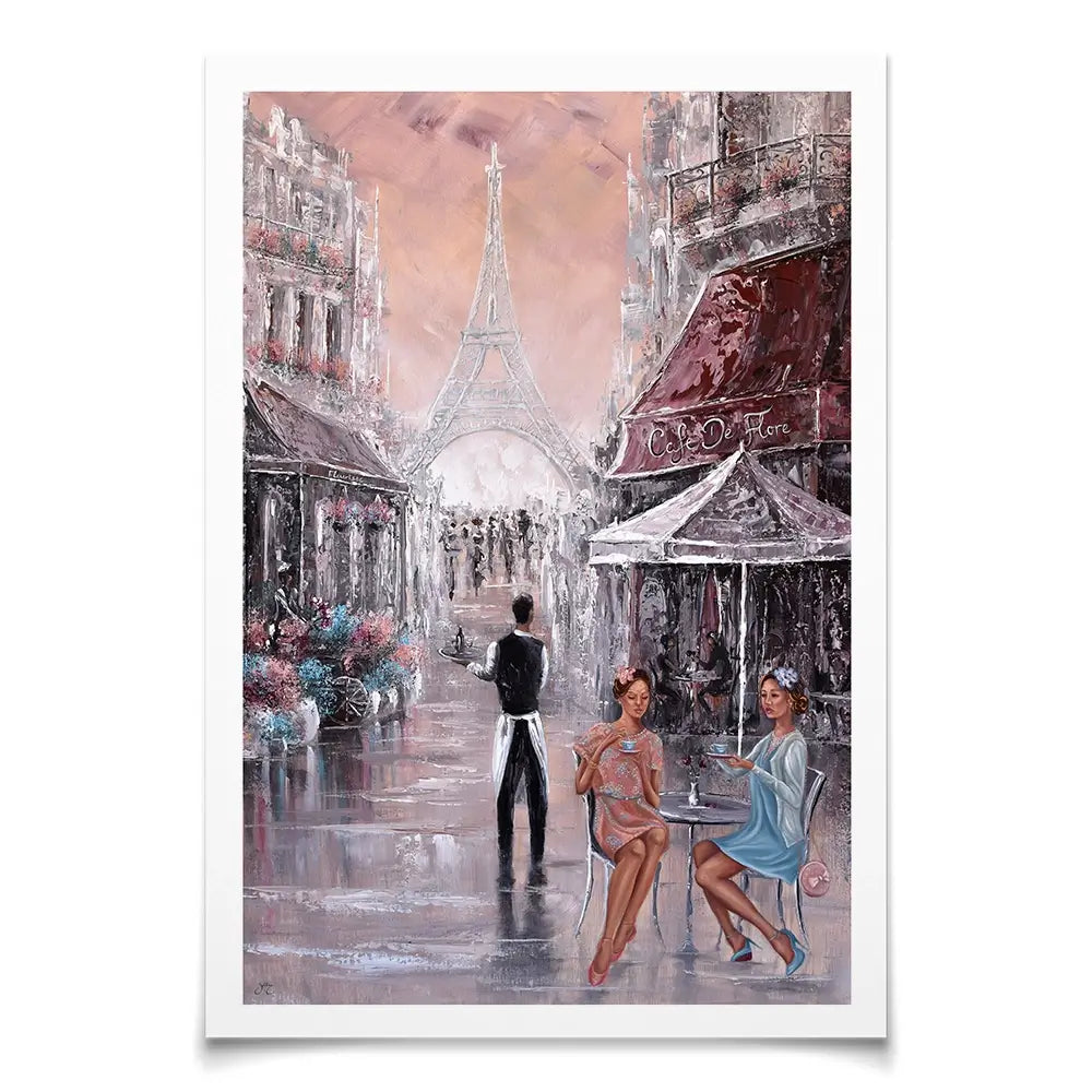 Chit Chat Paris Art Print Chit Chat Paris Art Print wall art product Isabella Karolewicz