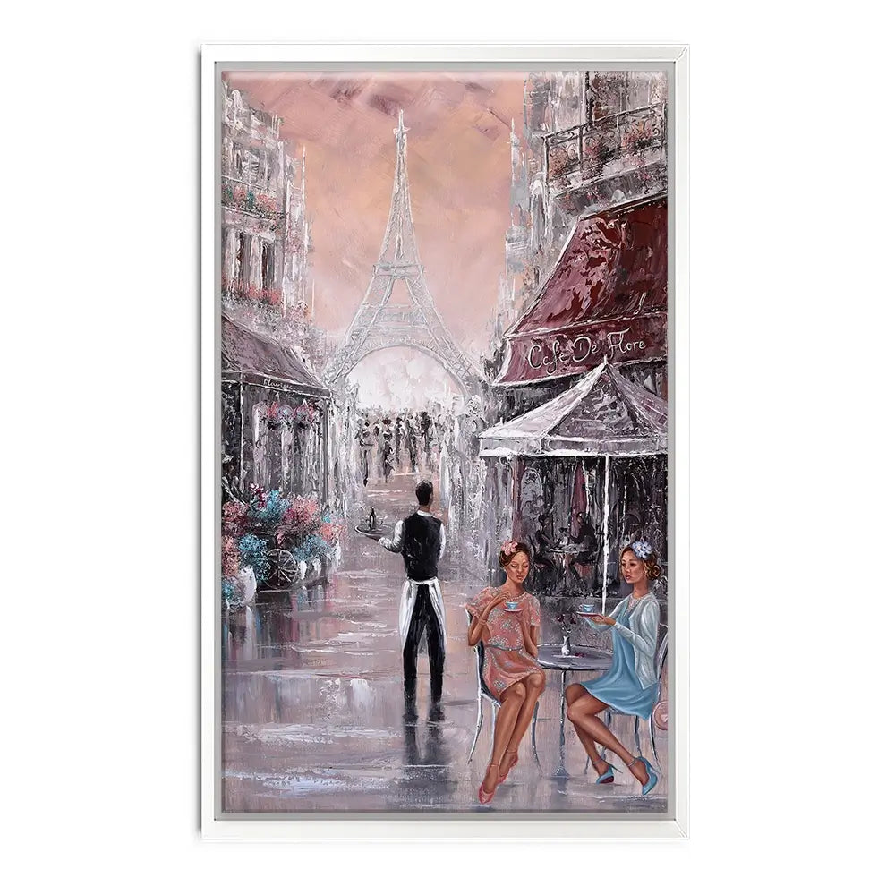 Chit Chat Paris Canvas Print Chit Chat Paris Canvas Print wall art product Isabella Karolewicz