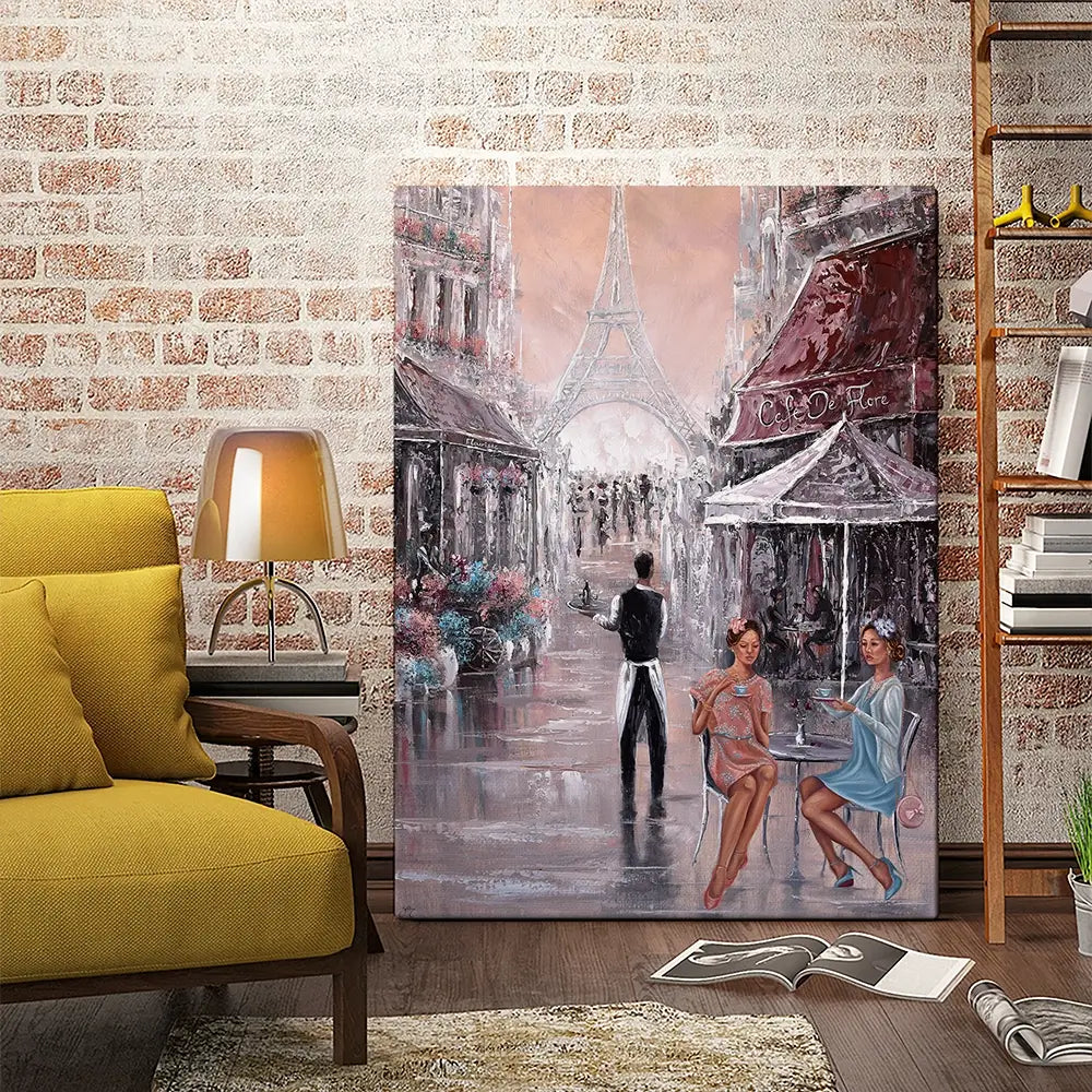 Chit Chat Paris Canvas Print Chit Chat Paris Canvas Print wall art product Isabella Karolewicz