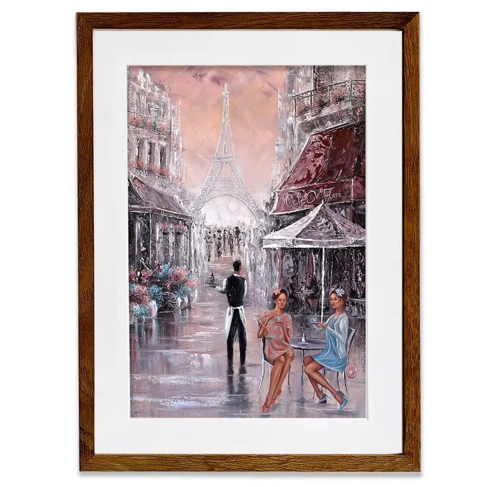 Chit Chat Paris Framed Art Print Chit Chat Paris Framed Art Print wall art product Isabella Karolewicz