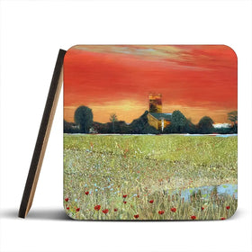 Church Scene Coaster Set Church Scene Coaster Set wall art product Karen Sutton