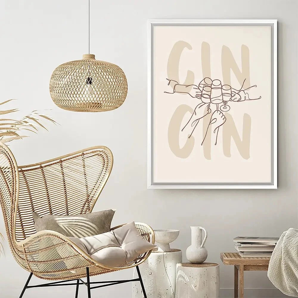 Cin Cin Canvas Print Cin Cin Canvas Print wall art product Art Print Shop