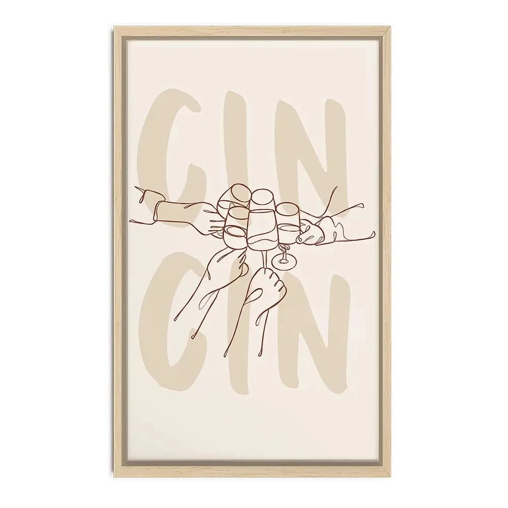 Cin Cin Canvas Print Cin Cin Canvas Print wall art product Art Print Shop