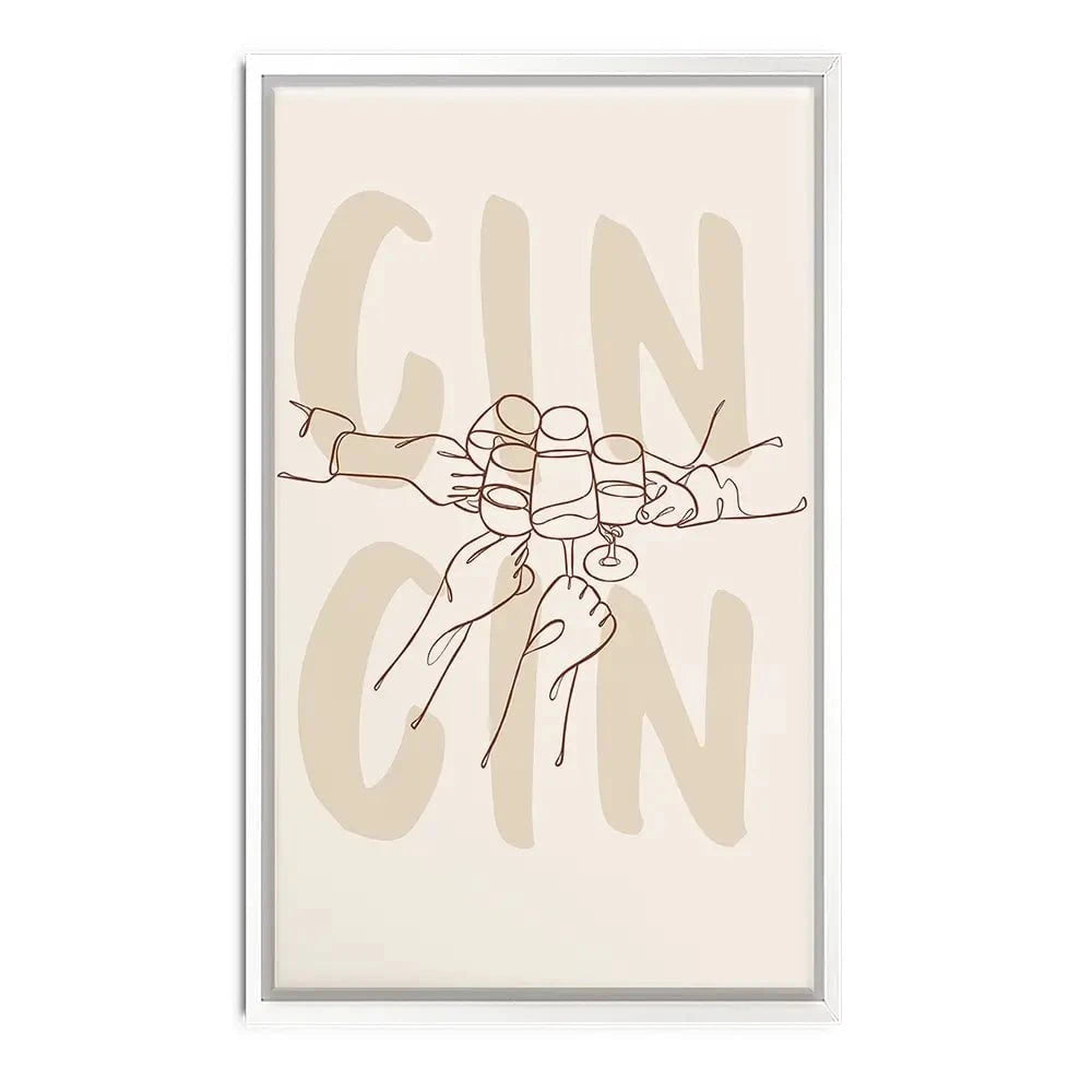 Cin Cin Canvas Print Cin Cin Canvas Print wall art product Art Print Shop
