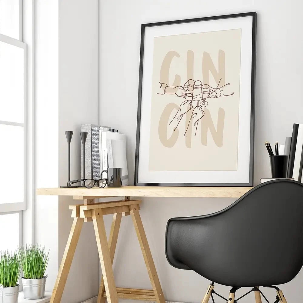 Cin Cin Framed Art Print Cin Cin Framed Art Print wall art product Art Print Shop