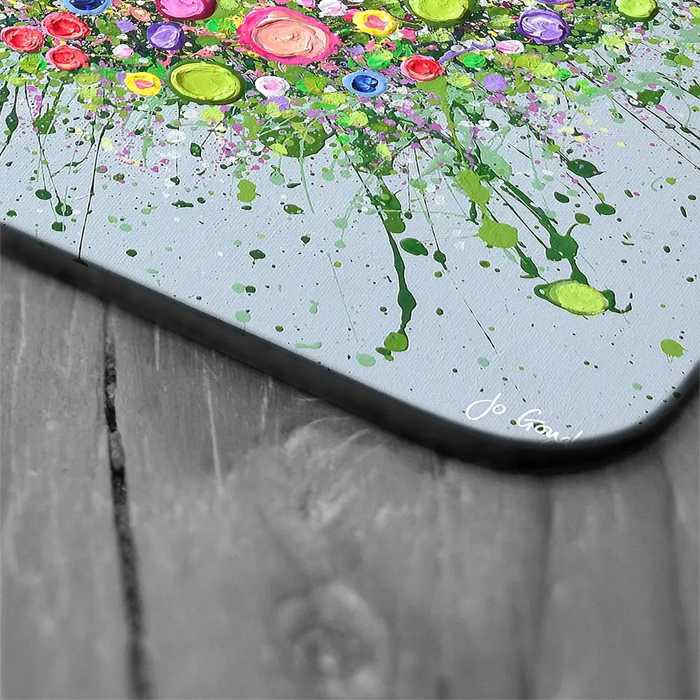 Circle Of Life Coaster Set Rainbow Soul Tree Coaster Set | Rainbow Soul Tree Art Coasters wall art product Jo Gough