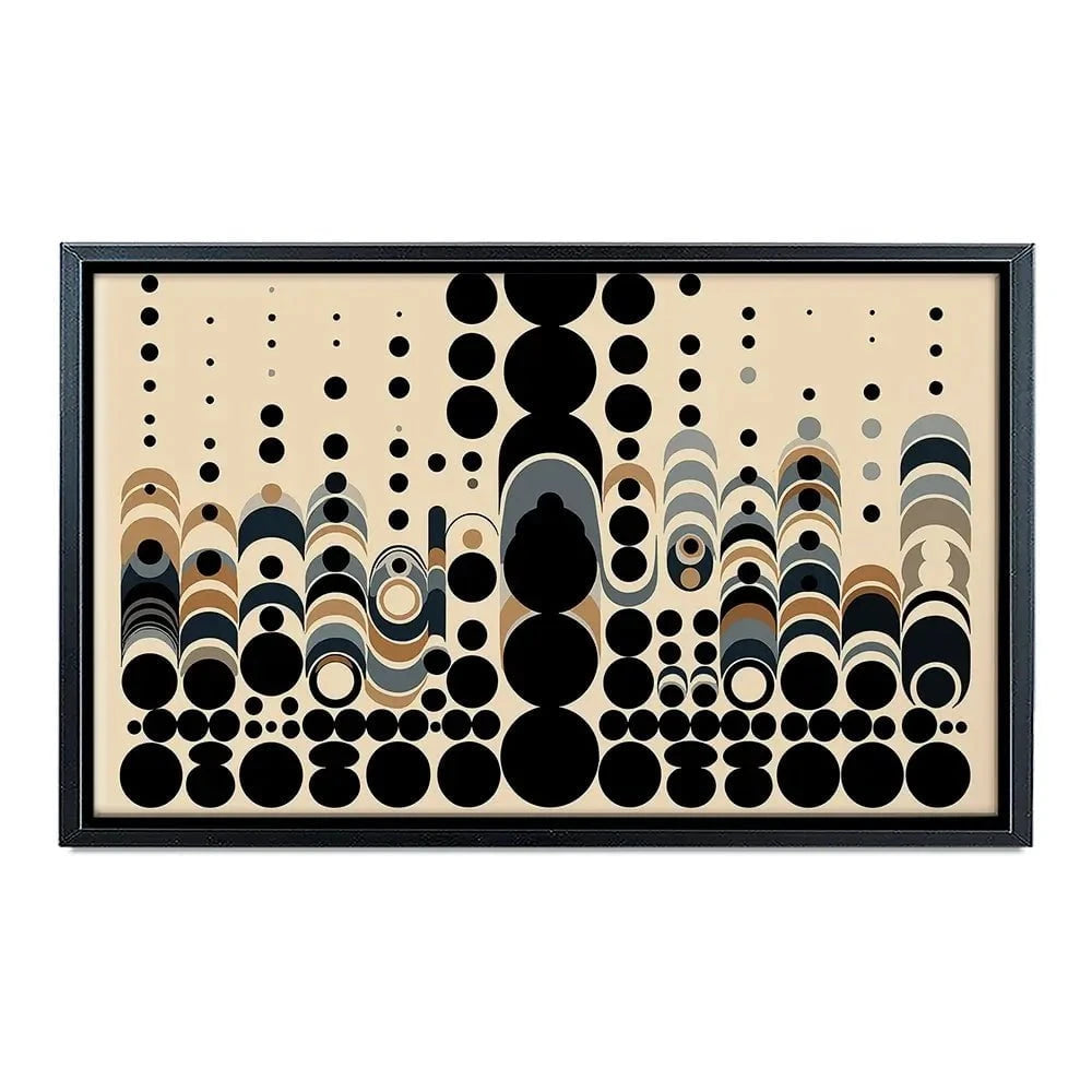 Circle Symphony Canvas Print Circle Symphony Canvas Print wall art product P & M Print Gallery