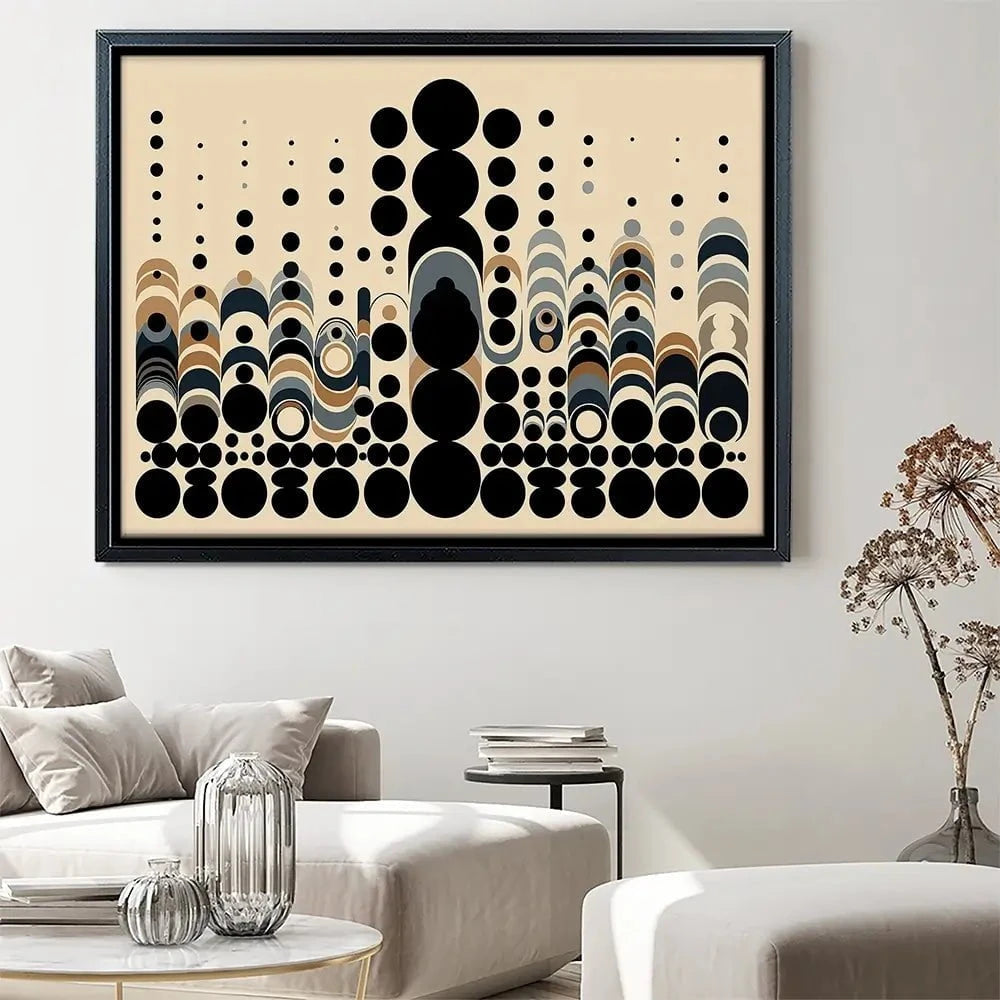 Circle Symphony Canvas Print Circle Symphony Canvas Print wall art product P & M Print Gallery